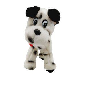 Liberty Toys Dalmatian Dog Stuffed Animal Plush Vintage 1991 Red Collar